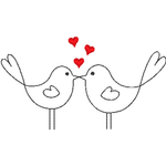 Stickdatei - Love Birds - Sewando
