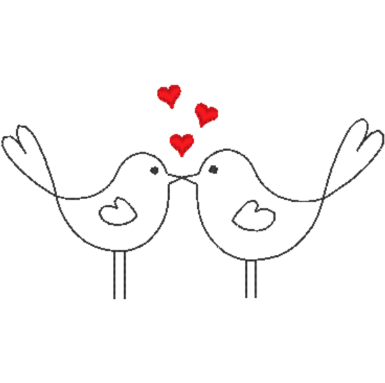Stickdatei - Love Birds - Sewando