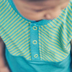 Sommer Outfitset Gr. 74 -104 Bermuda (3 Längen) & wandelbares Top/ Shirt / 2 Schnittmuster - Sewando