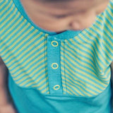 Sommer Outfitset Gr. 74 -104 Bermuda (3 Längen) & wandelbares Top/ Shirt / 2 Schnittmuster - Sewando