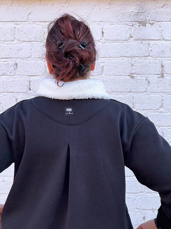 Schnittmuster Merit Sweater, Hoodie mit raffiniertem Rücken Gr. 34-54 - Sewando