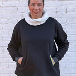 Schnittmuster Merit Sweater, Hoodie mit raffiniertem Rücken Gr. 34-54 - Sewando