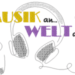 Stickdatei - MUSIK an, WELT aus (2 Versionen) - Sewando