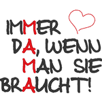 Stickdatei - MAMA ist immer da - Sewando