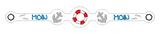 Stickdatei - Armband-Set "Maritim"