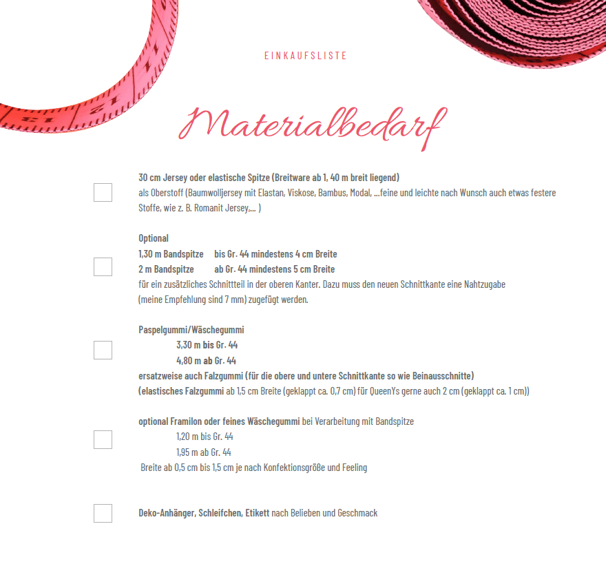 Schnittmuster #PetitChéri Stringtanga, Thong Gr. 32-58 - Sewando