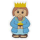 Stickdatei - Krippenfiguren für Holzspieße - Sewando