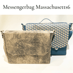 eBook MessengerBag MASSACHUSETTS6 Nähanleitung Schnittmuster - Sewando
