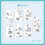 Laserdatei Waldtiere Messlatte - Sewando