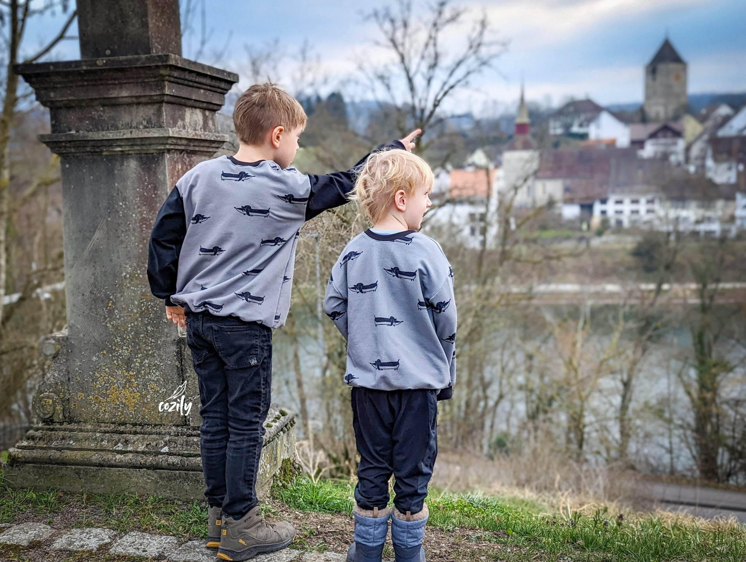 Schnittmuster MiniHeimelig Oversize Pullover 86-164 - Sewando