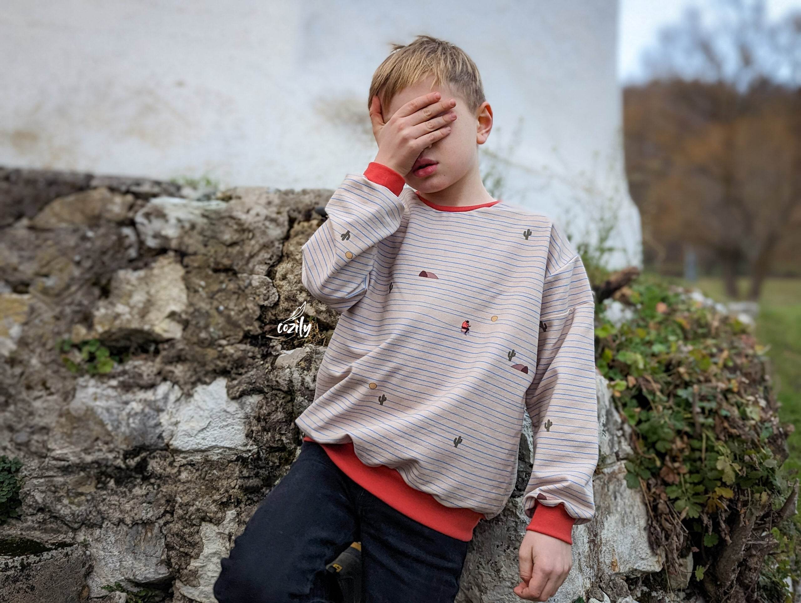 Schnittmuster E-Book MiniHeimelig Oversize Pullover Gr. 86-164 - Sewando