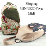 eBook Slingbag MINNESOTA32 Midi Nähanleitung Schnittmuster - Sewando