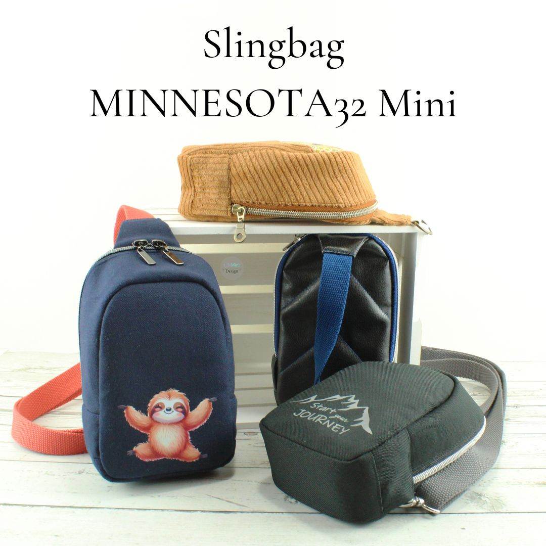eBook Slingbag MINNESOTA32 Mini Nähanleitung Schnittmuster - Sewando