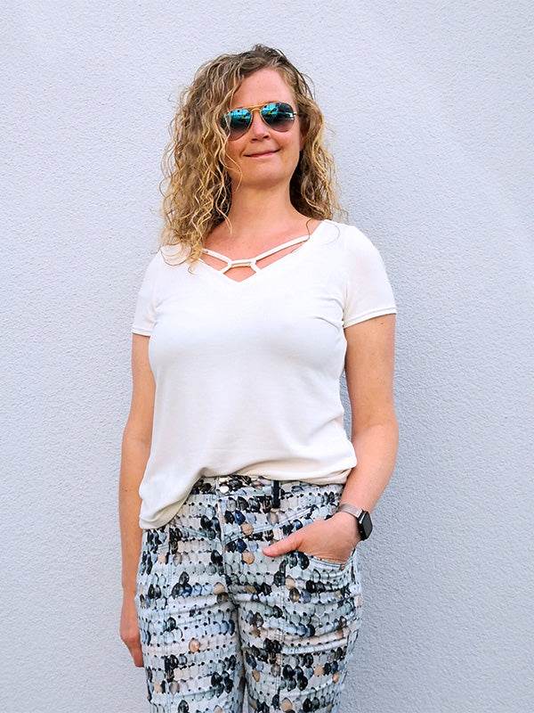 Schnittmuster Miray Shirt mit Ausschnitt- und Ärmelvariationen Gr. 34-54 - Sewando