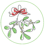 Stickdatei - Untersetzer Single Line Advent (24 Dateien) - Sewando