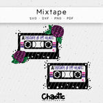 Plotterdatei Mixtape Kasette - Sewando
