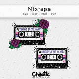 Plotterdatei Mixtape Kasette - Sewando
