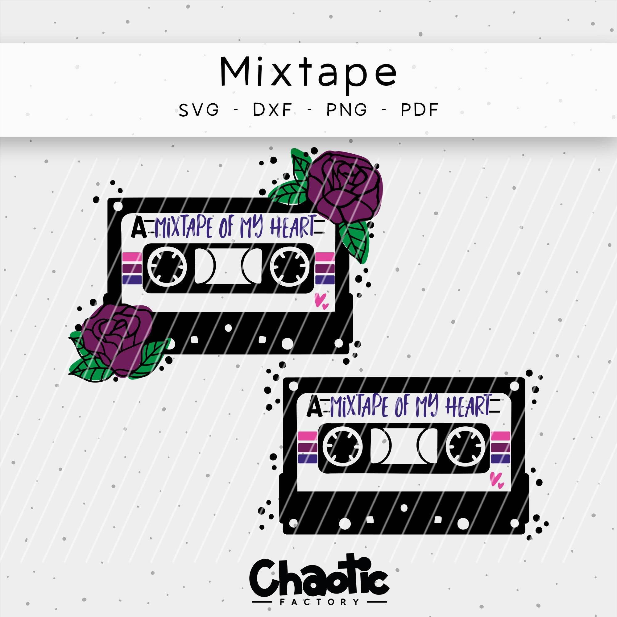Plotterdatei Mixtape Kasette - Sewando
