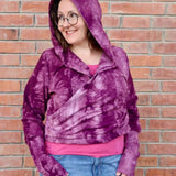 Schnittmuster Mondstein Wickel-Pullover Gr. A - M DE/EN/FR - Sewando