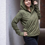Schnittmuster Mondstein Wickel-Pullover Gr. A - M DE/EN/FR - Sewando
