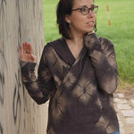 Schnittmuster Mondstein Wickel-Pullover Gr. A - M DE/EN/FR - Sewando