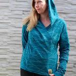 Schnittmuster Mondstein Wickel-Pullover Gr. A - M DE/EN/FR - Sewando