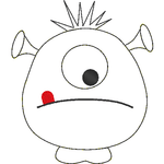 Stickdatei - Doodle-Applikationen WELTALL (7 Motive) - Sewando
