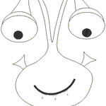Stickdatei - Doodle-Applikationen WELTALL (7 Motive) - Sewando