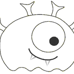 Stickdatei - Doodle-Applikationen WELTALL (7 Motive) - Sewando