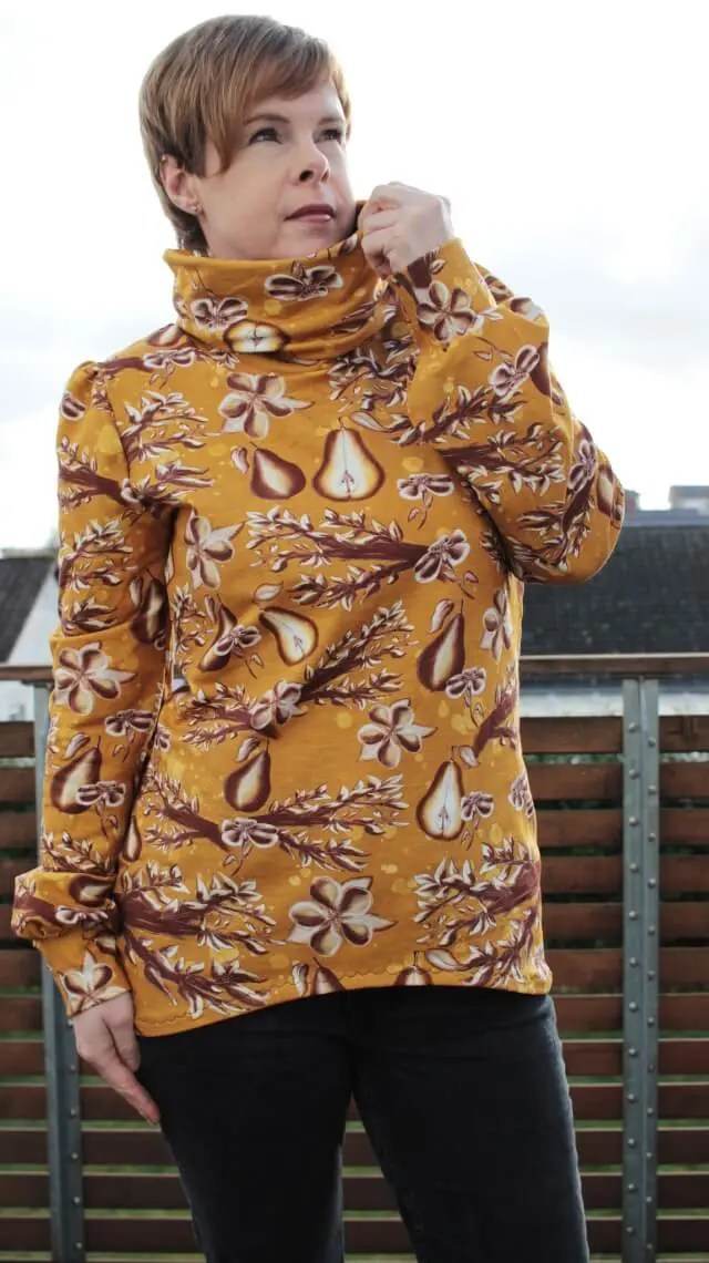 Schnittmuster Pullover Mookait Gr. A - M DE/EN/FR BU 76-134cm - Sewando