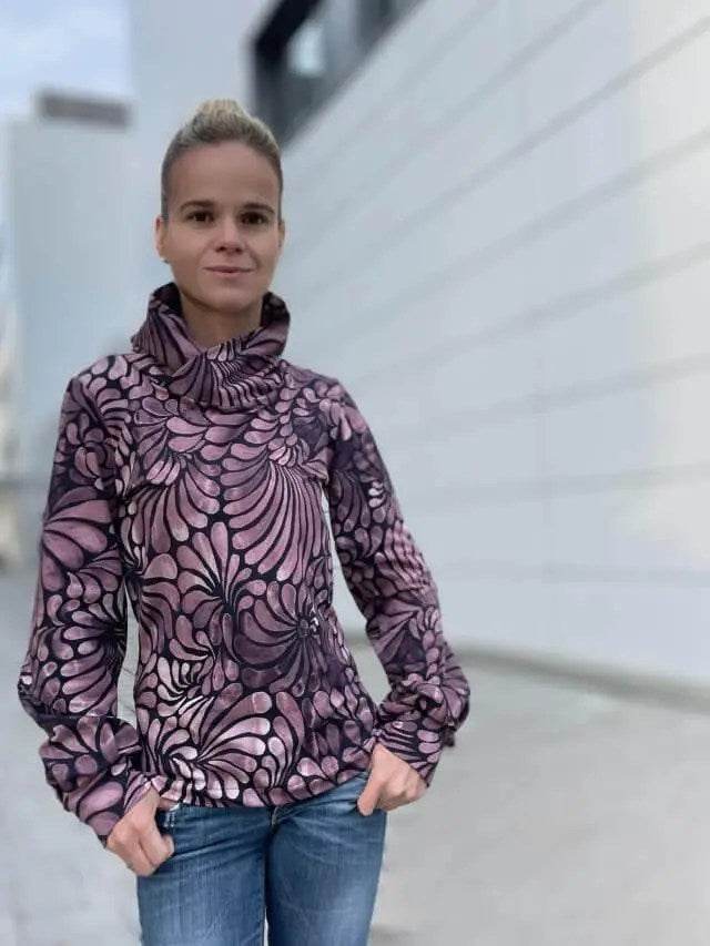 Schnittmuster Pullover Mookait Gr. A - M DE/EN/FR BU 76-134cm - Sewando