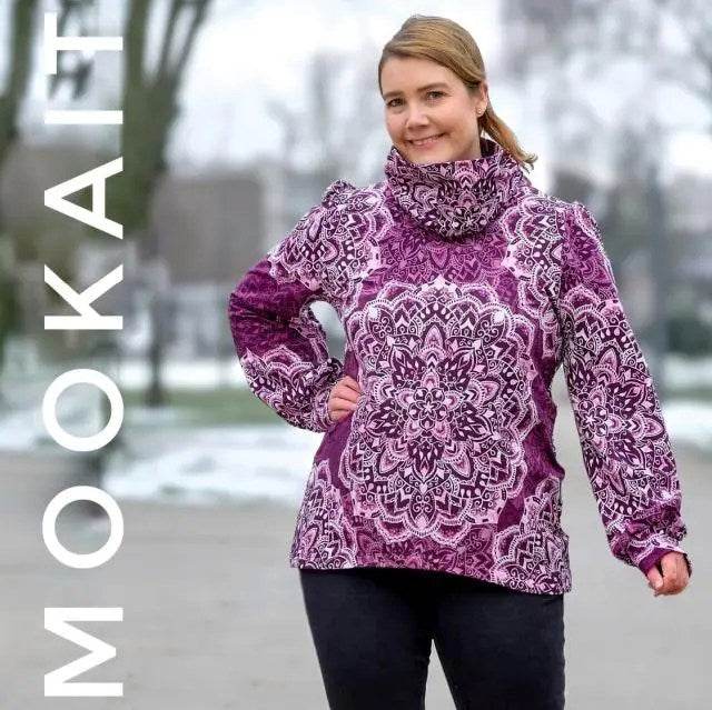 Schnittmuster Pullover Mookait Gr. A - M DE/EN/FR BU 76-134cm - Sewando