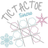 Stickdatei - Spiel "TIC TAC TOE Snow" mit Stoffbeutel