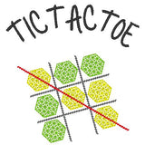 Stickdatei - Spiel "TIC TAC TOE" mit Stoffbeutel