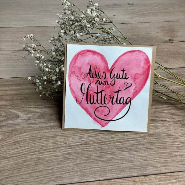 Muttertags Schriftzug | SVG, DXF & PNG Plotterdatei, Laserdatei - Sewando