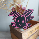 Plotterdatei "SomeBUNNY loves You - Hase" dxf, svg, jpeg + Goodies