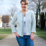 Schnittmuster Jacke Betty Gr. S–XL – PDF A4, A0 & Beamer inkl. Anleitung - Sewando