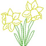 Stickdatei - Serviettenringe Ostern (2 Verschluß-Möglichkeiten / 16 Motive) - Sewando
