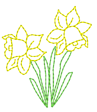 Stickdatei - Serviettenringe Ostern (2 Verschluß-Möglichkeiten / 16 Motive) - Sewando