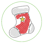 Stickdatei - Untersetzer Single Line Advent (24 Dateien) - Sewando