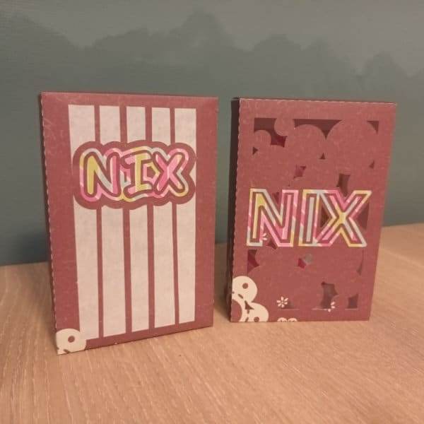 NixBox | SVG, DXF, PDF Anleitung Plotterdatei, Laserdatei - Sewando