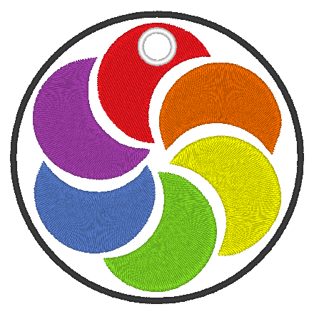 Stickdatei 3-in-1 Rainbow-Mix (12 Dateien) - Sewando