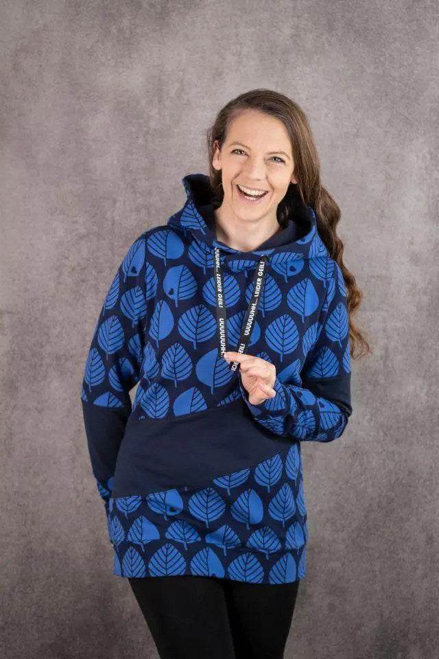 Schnittmuster Hoodiekleid Obsidian Gr. A - M DE/EN/FR - Sewando