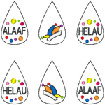 Stickdatei - Ohrringe ALAAF & HELAU - Sewando
