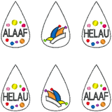 Stickdatei - Ohrringe ALAAF & HELAU - Sewando