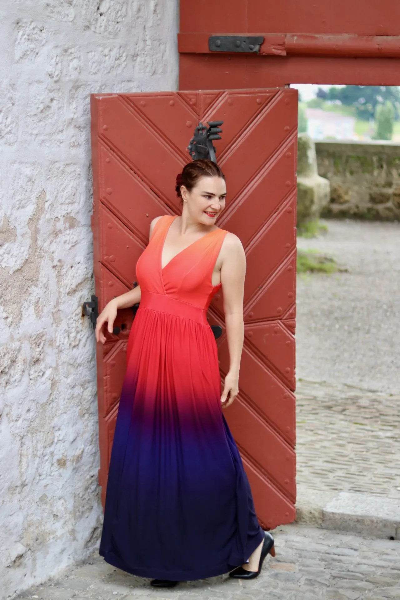Schnittmuster Abendkleid Opal Abendkleider Baukasten Gr. 32 - 56 DE - Sewando