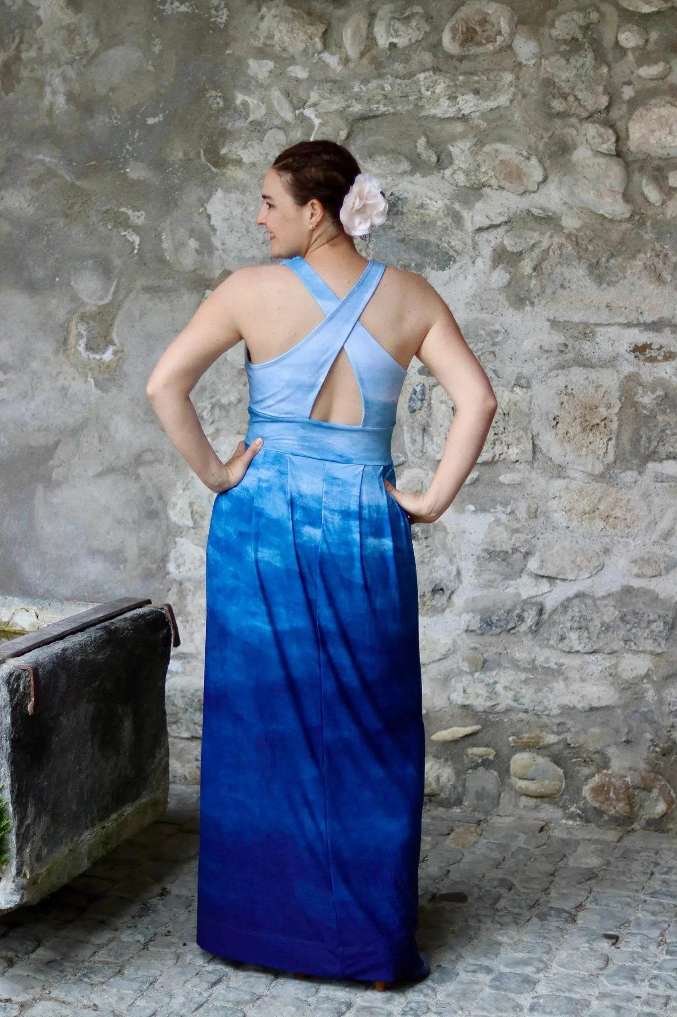 Schnittmuster Abendkleid Opal Abendkleider Baukasten Gr. 32 - 56 DE - Sewando