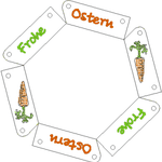 Stickdatei - ITH Osternest, Faltschale, Faltkorb - Sewando