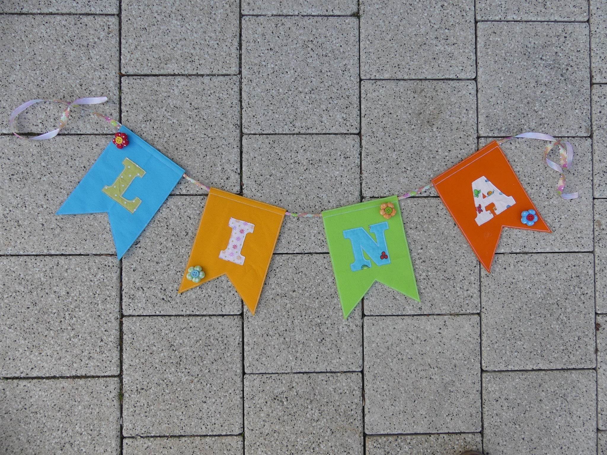 Stickdatei - Ratz-Fatz-Wimpel Alphabet - Sewando