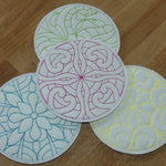 Stickdatei - Untersetzer - Florale MUSTER - Sewando